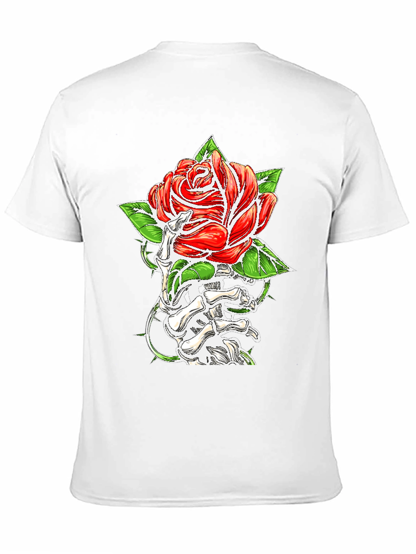 Rose & Bone Hand Graphic Black T-Shirt
