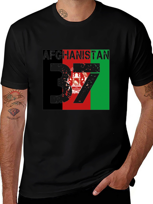 Afghanistan Flag T-Shirt - Mens Graphic Tee