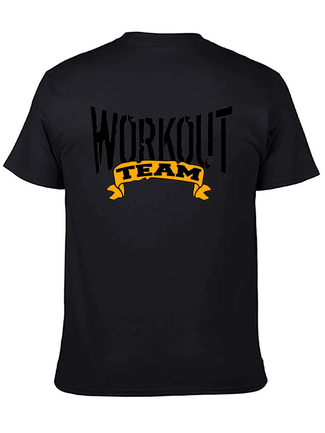 Workout Team Graphic T-Shirt - Black