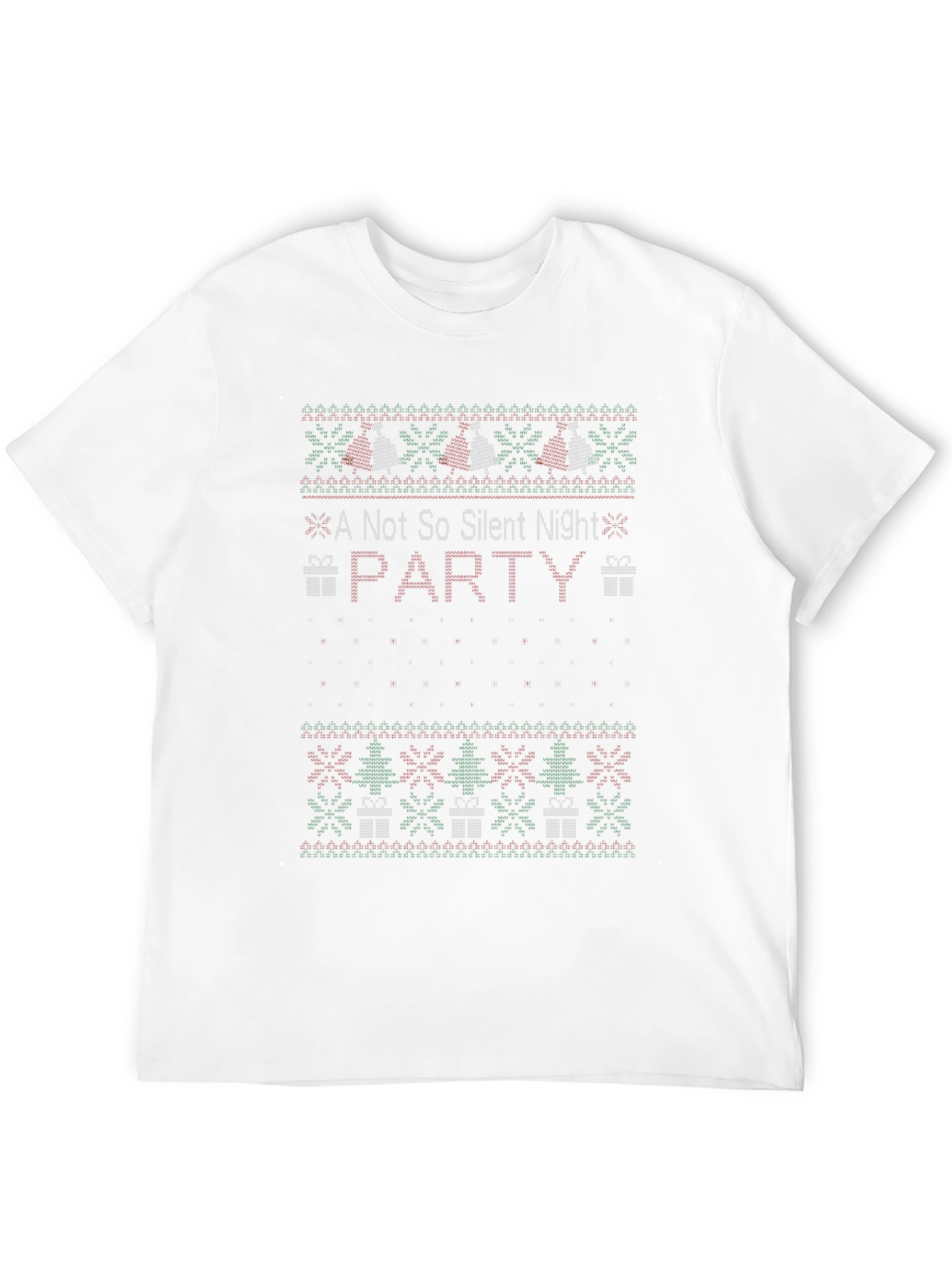 A Not So Silent Night Party Ugly Christmas T-Shirt