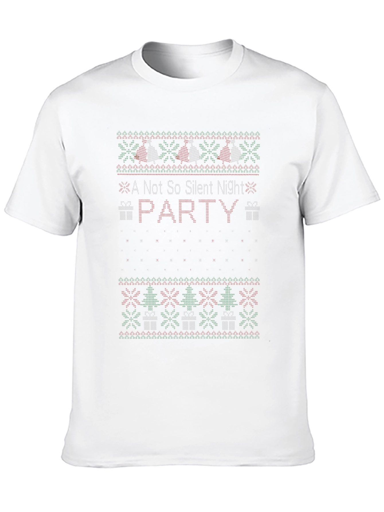A Not So Silent Night Party Ugly Christmas T-Shirt