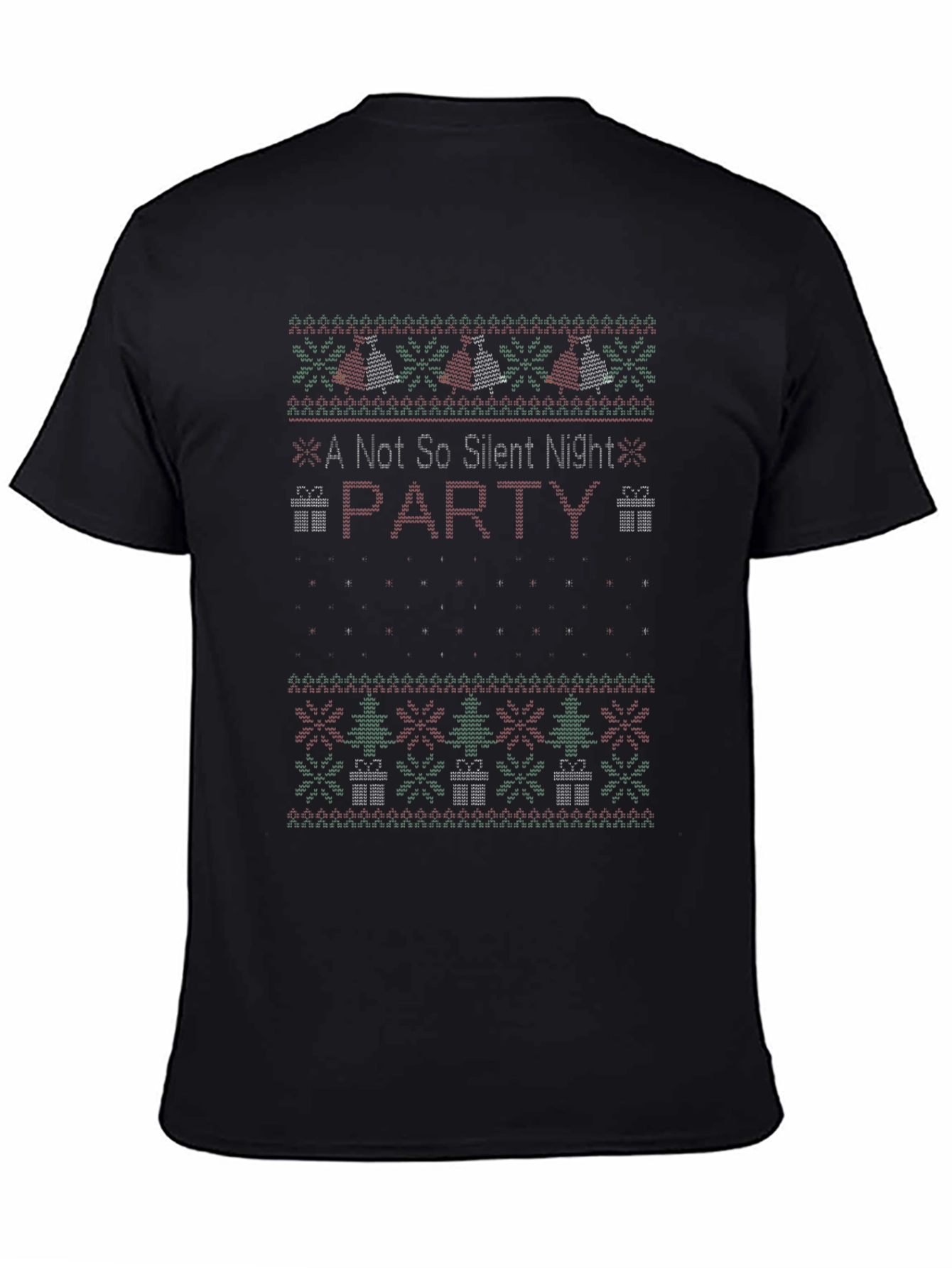 A Not So Silent Night Party Ugly Christmas T-Shirt