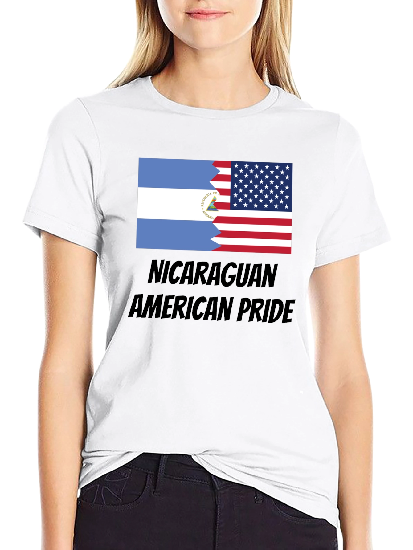 Nicaraguan American Pride T-Shirt