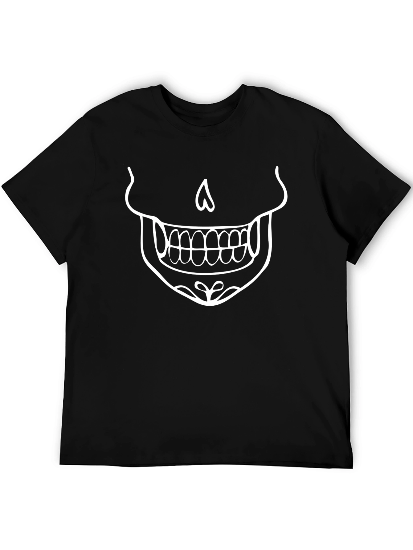 Skull Face Halloween Tee