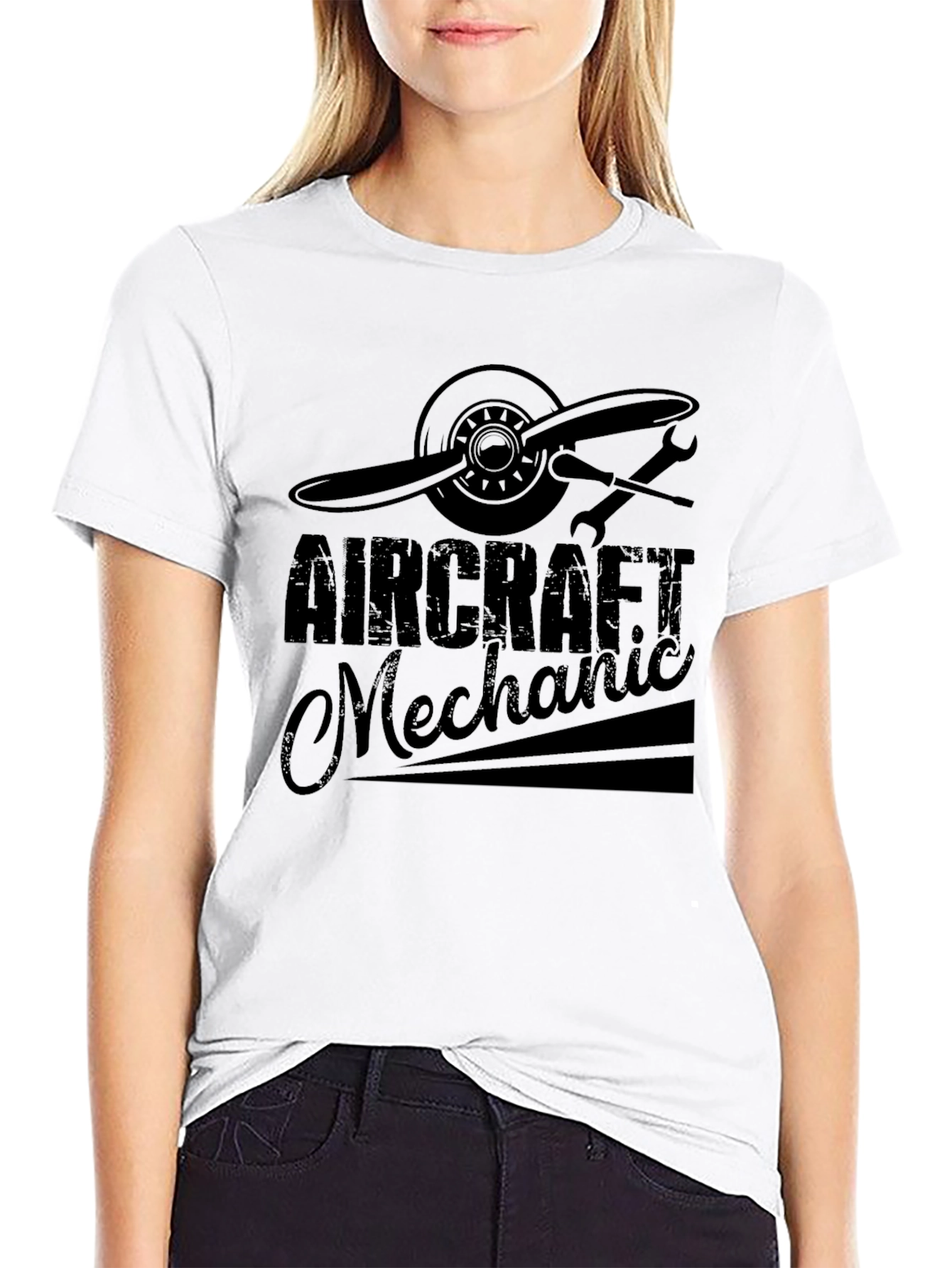 Aircraft Mechanic T-Shirt - Aviation Crew Gift