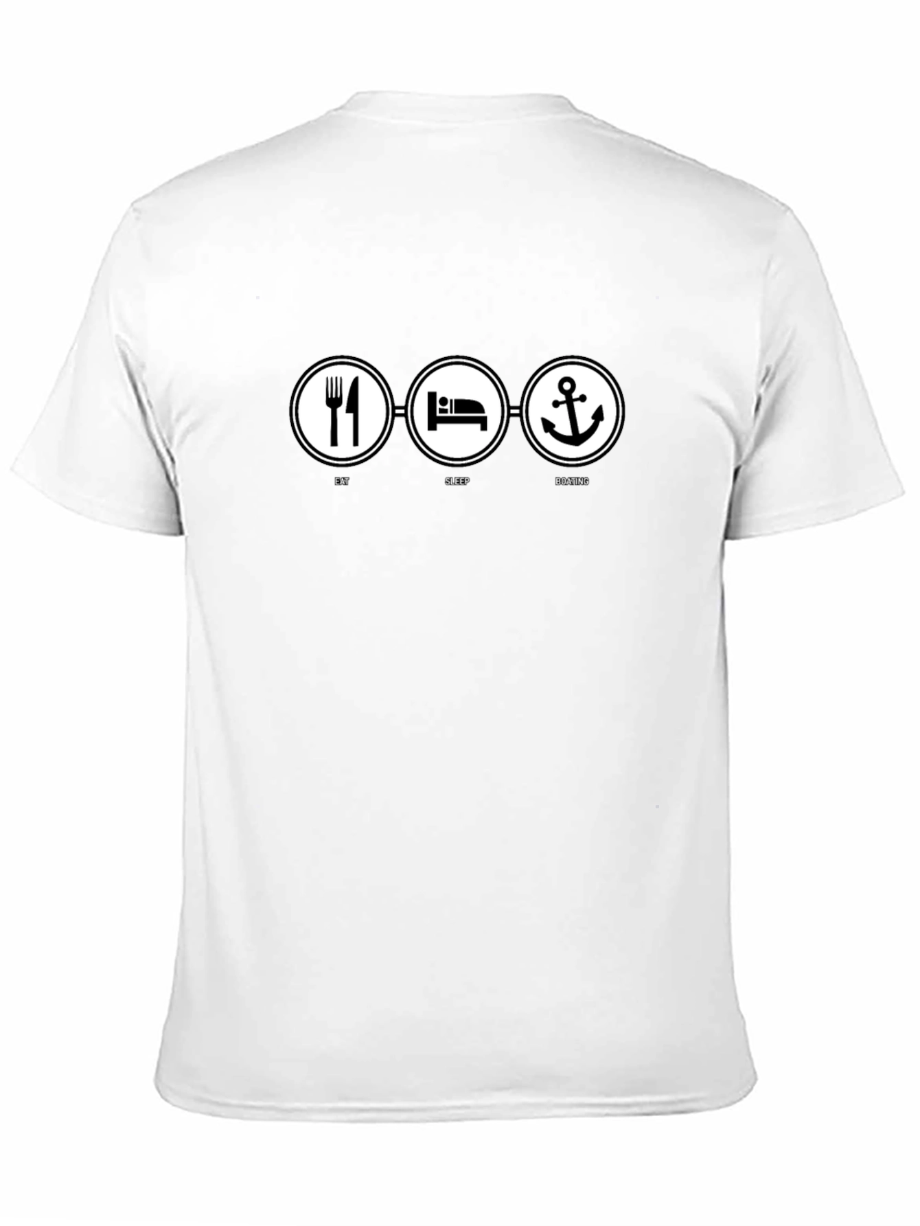 Eat Sleep Boating T-Shirt - Funny Boater Tee