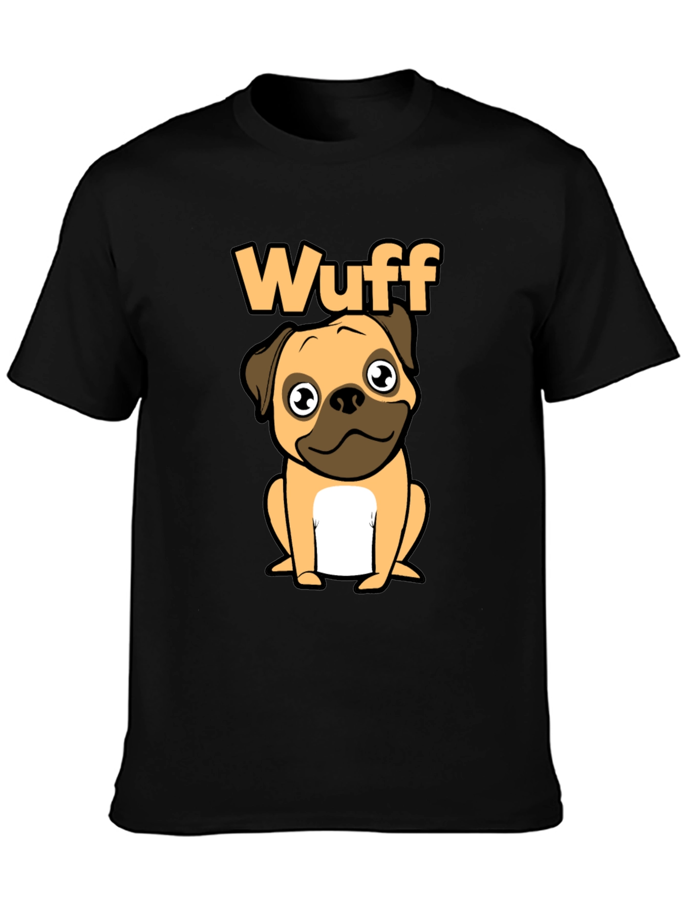 Cute Wuff Pug Graphic T-Shirt