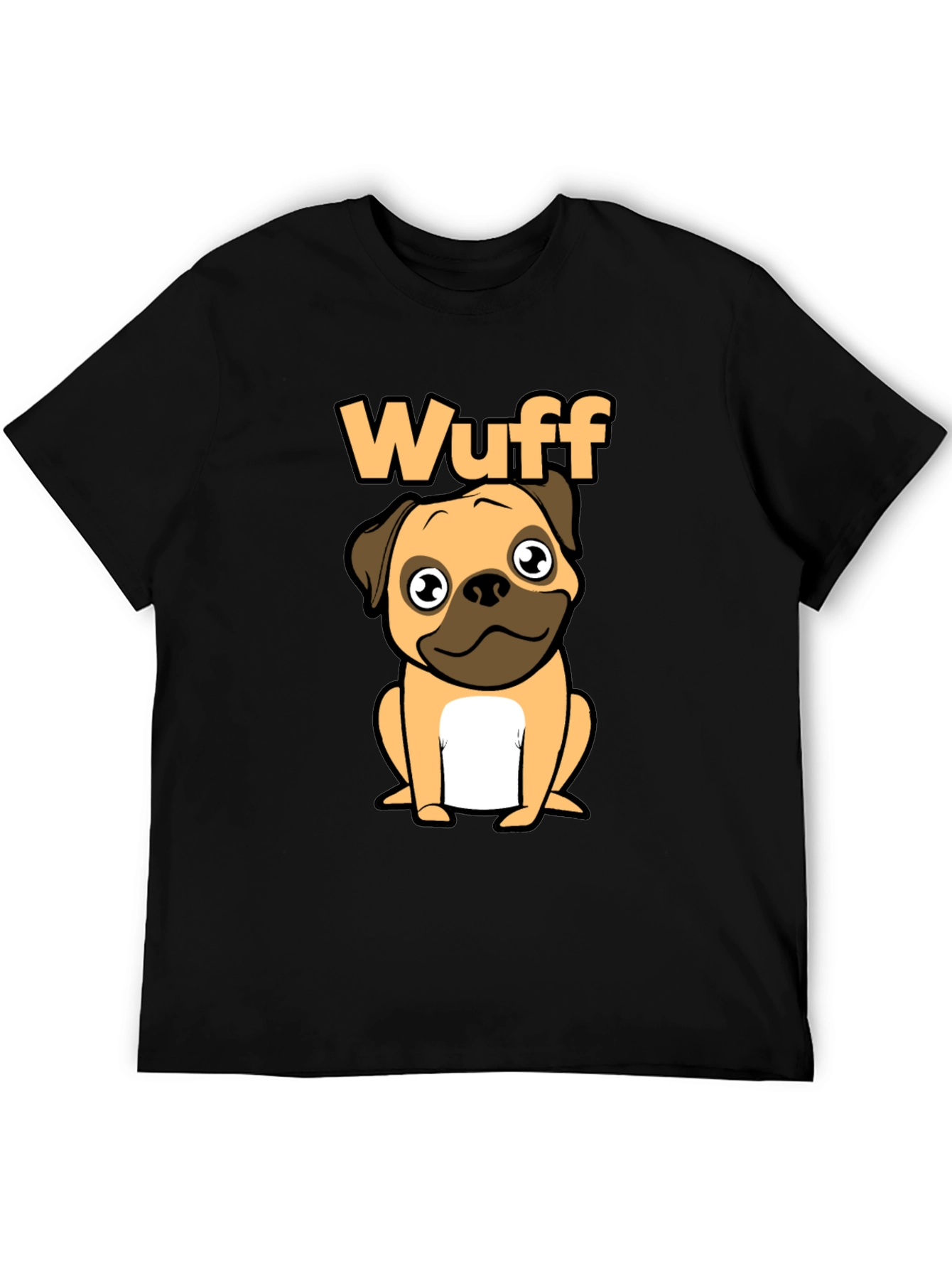Cute Wuff Pug Graphic T-Shirt