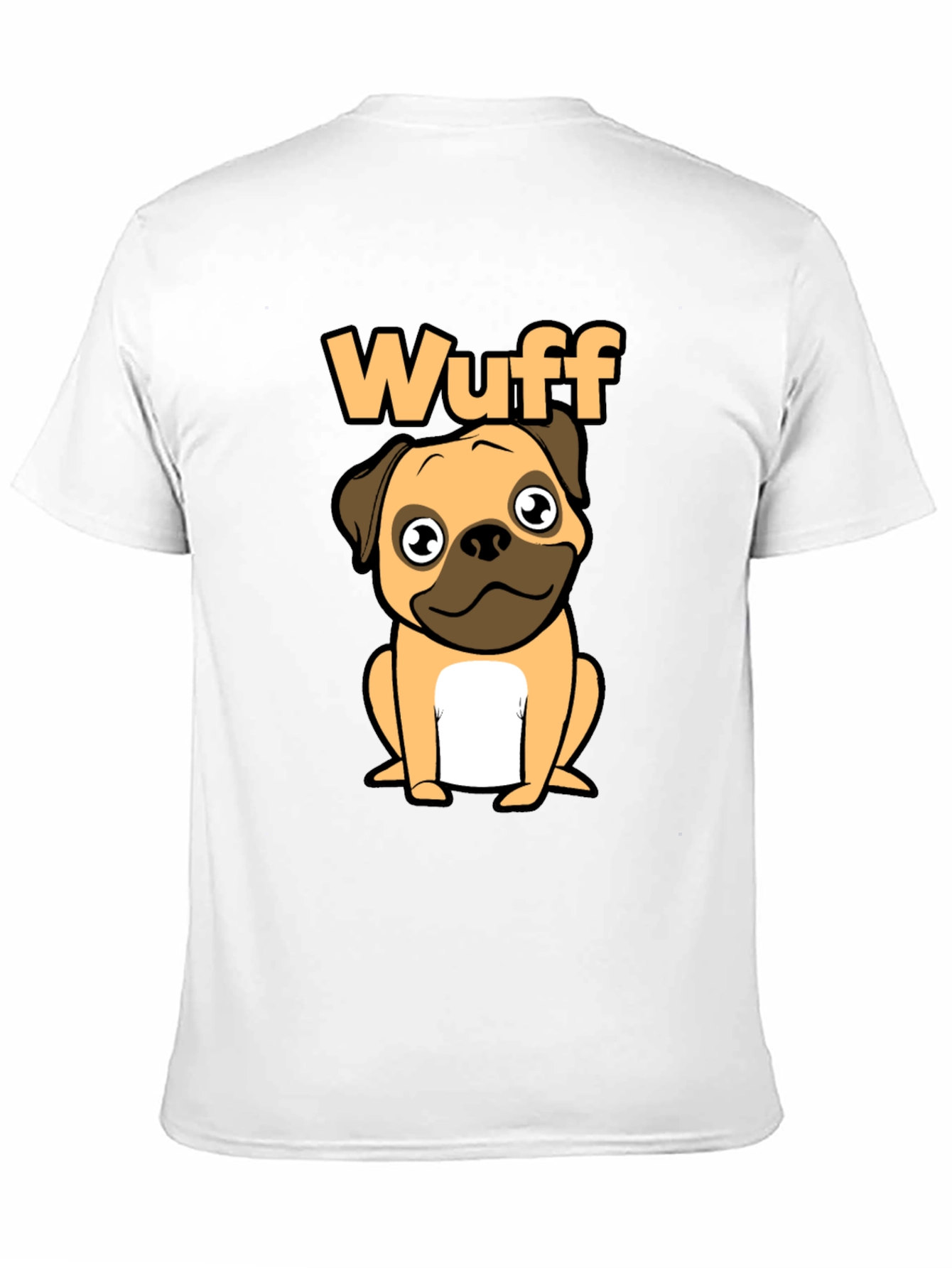 Cute Wuff Pug Graphic T-Shirt
