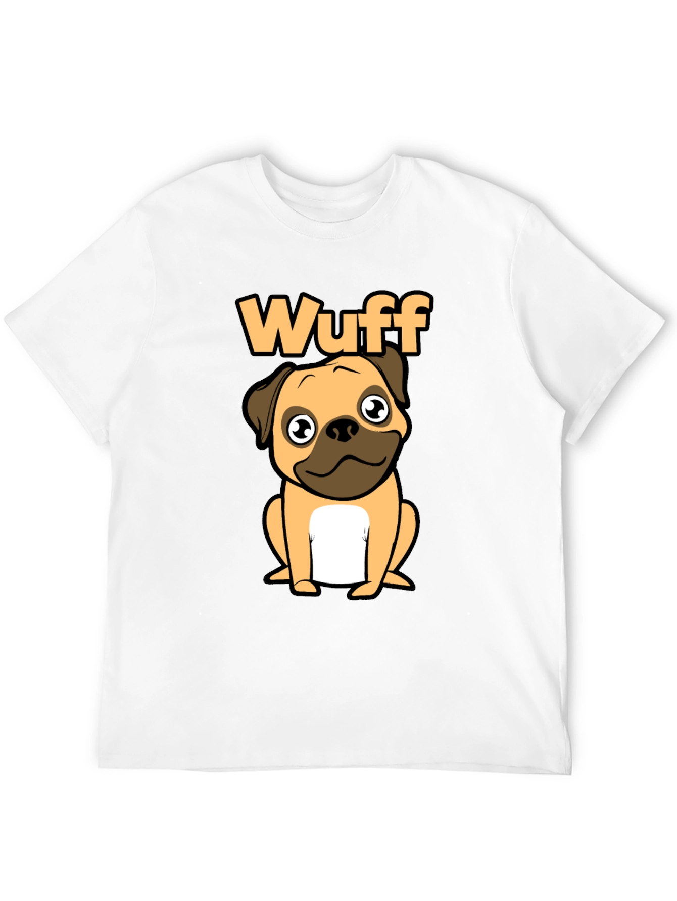 Cute Wuff Pug Graphic T-Shirt