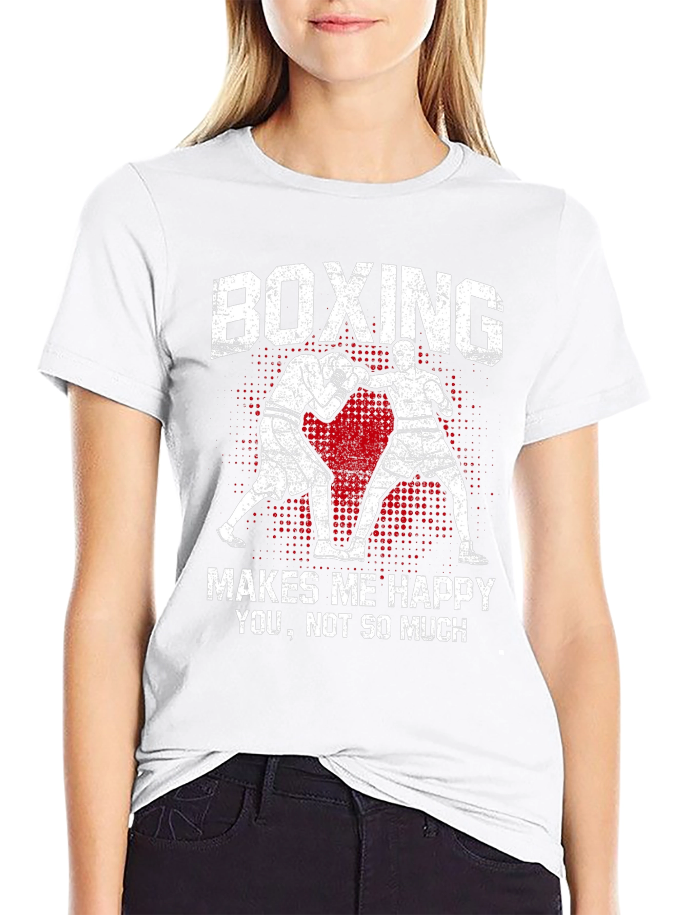Boxing Makes Me Happy T-Shirt