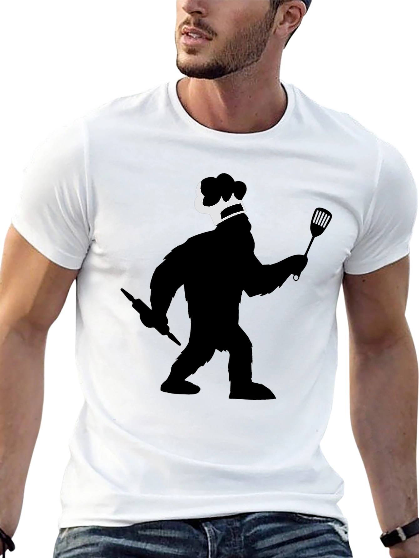 Chef Bigfoot T-Shirt - Funny Culinary Tee