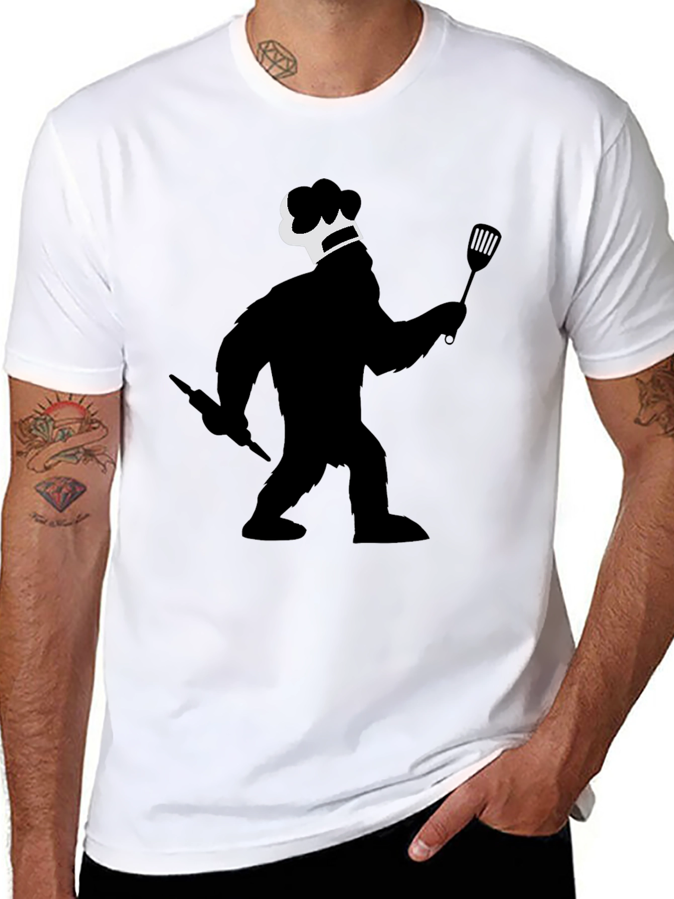Chef Bigfoot T-Shirt - Funny Culinary Tee