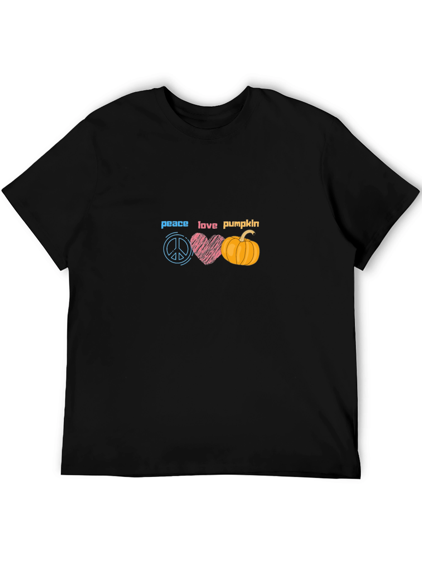 Peace Love Pumpkin Graphic T-Shirt