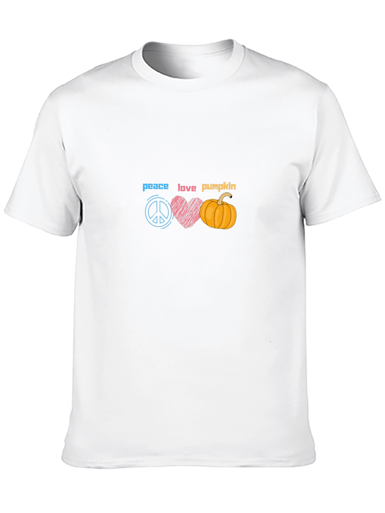 Peace Love Pumpkin Graphic T-Shirt