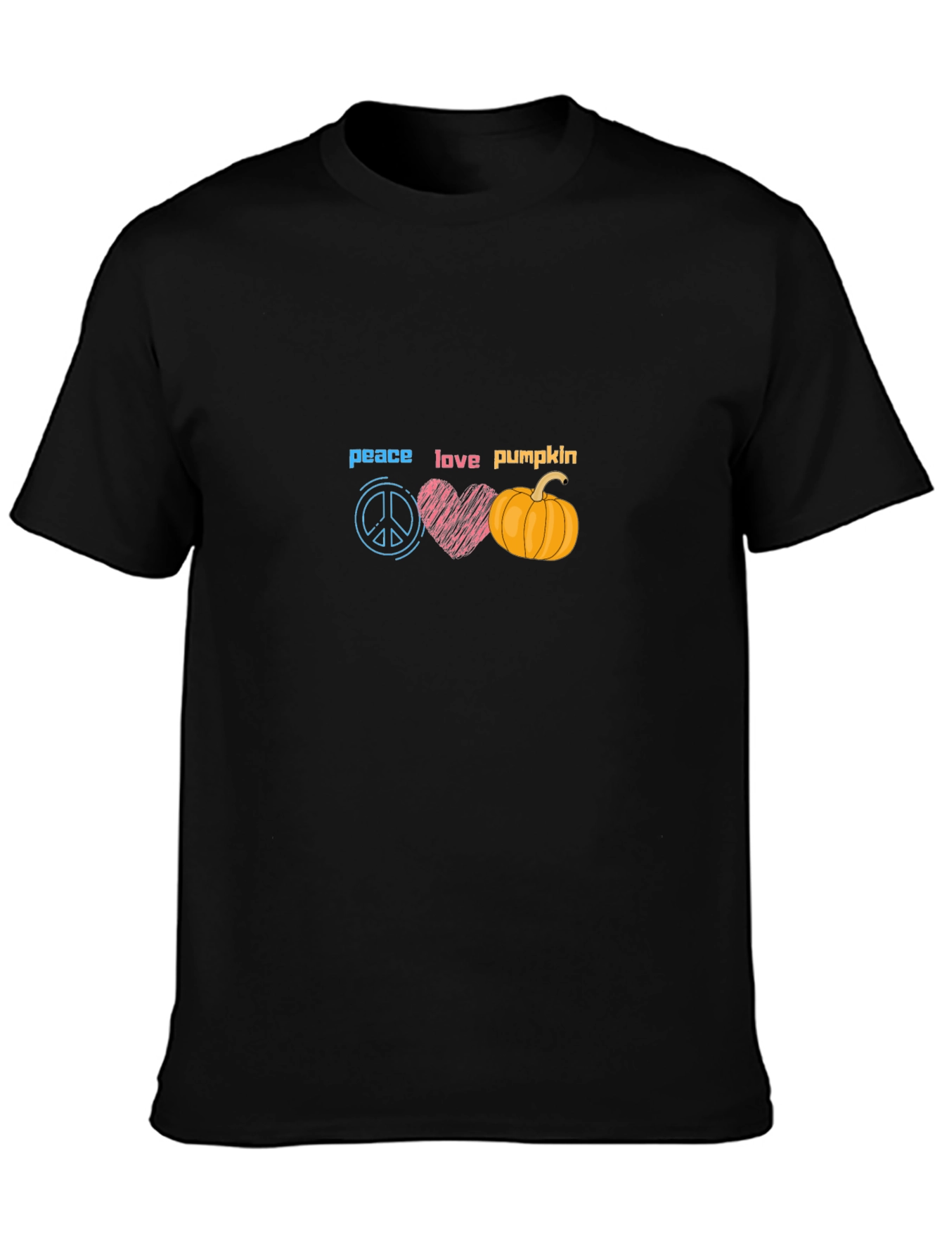 Peace Love Pumpkin Graphic T-Shirt