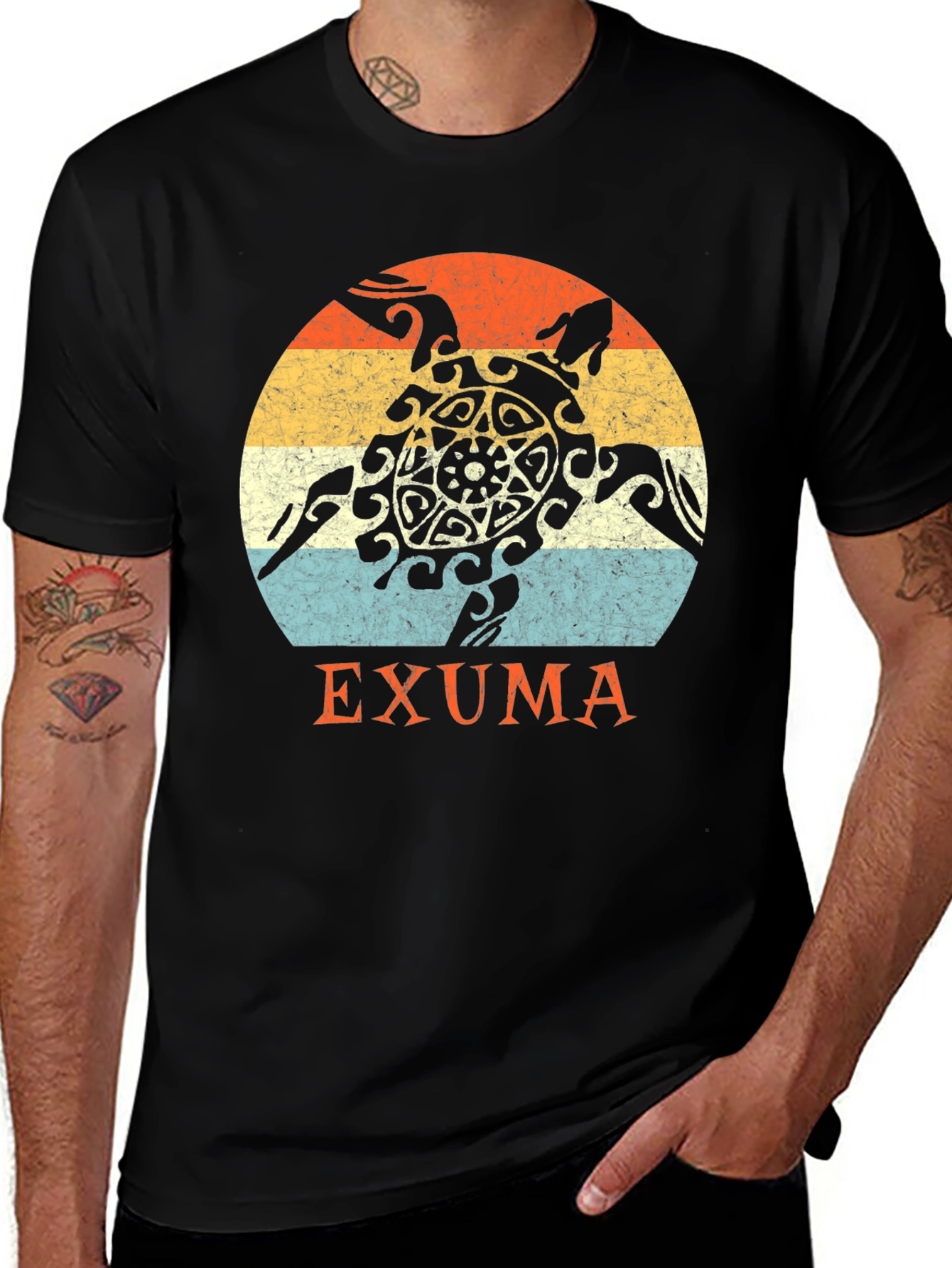 Exuma Turtle Graphic Tee - Island Style