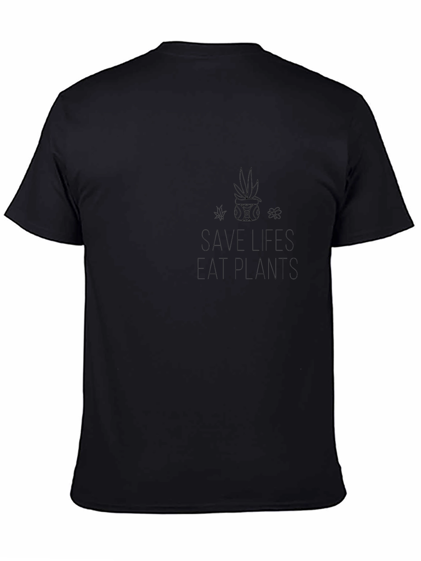 Save Lives Eat Plants Graphic T-Shirt