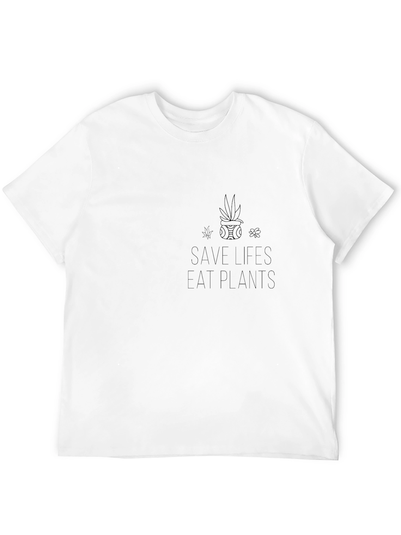 Save Lives Eat Plants Graphic T-Shirt