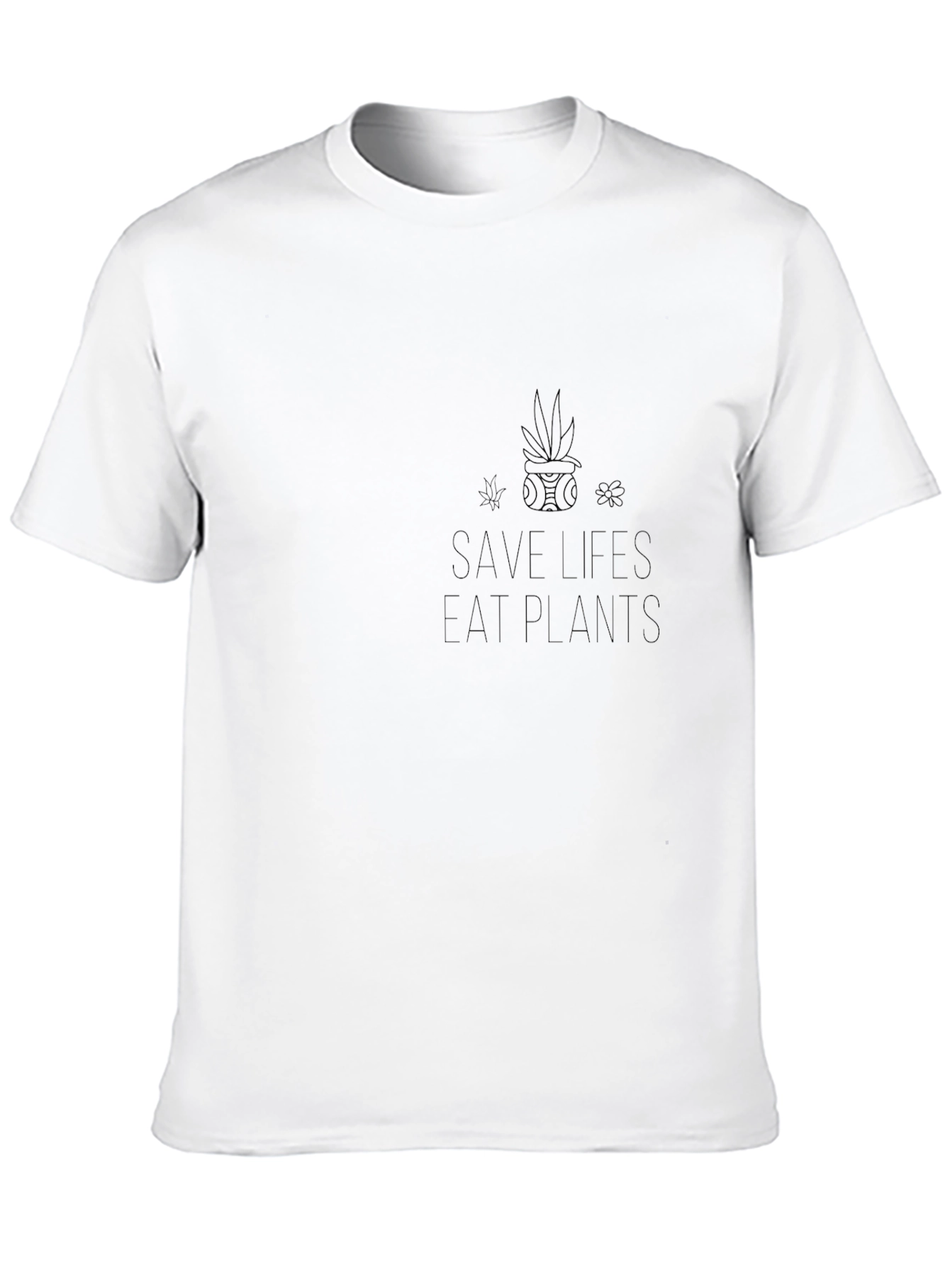 Save Lives Eat Plants Graphic T-Shirt