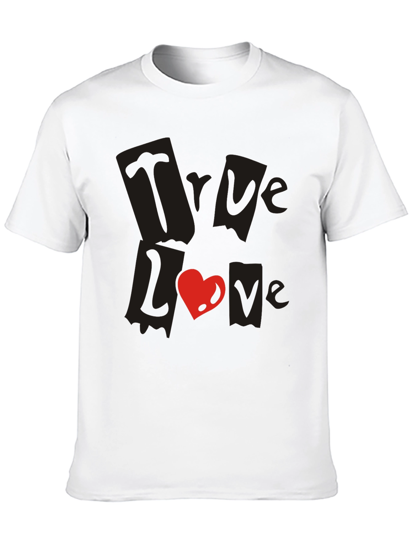 True Love Black Graphic Tee