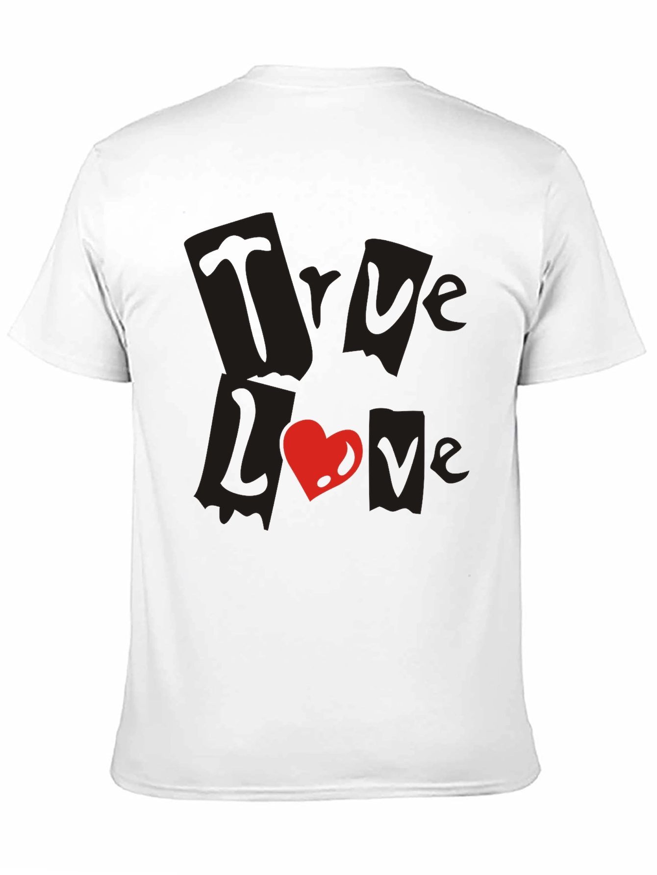True Love Black Graphic Tee