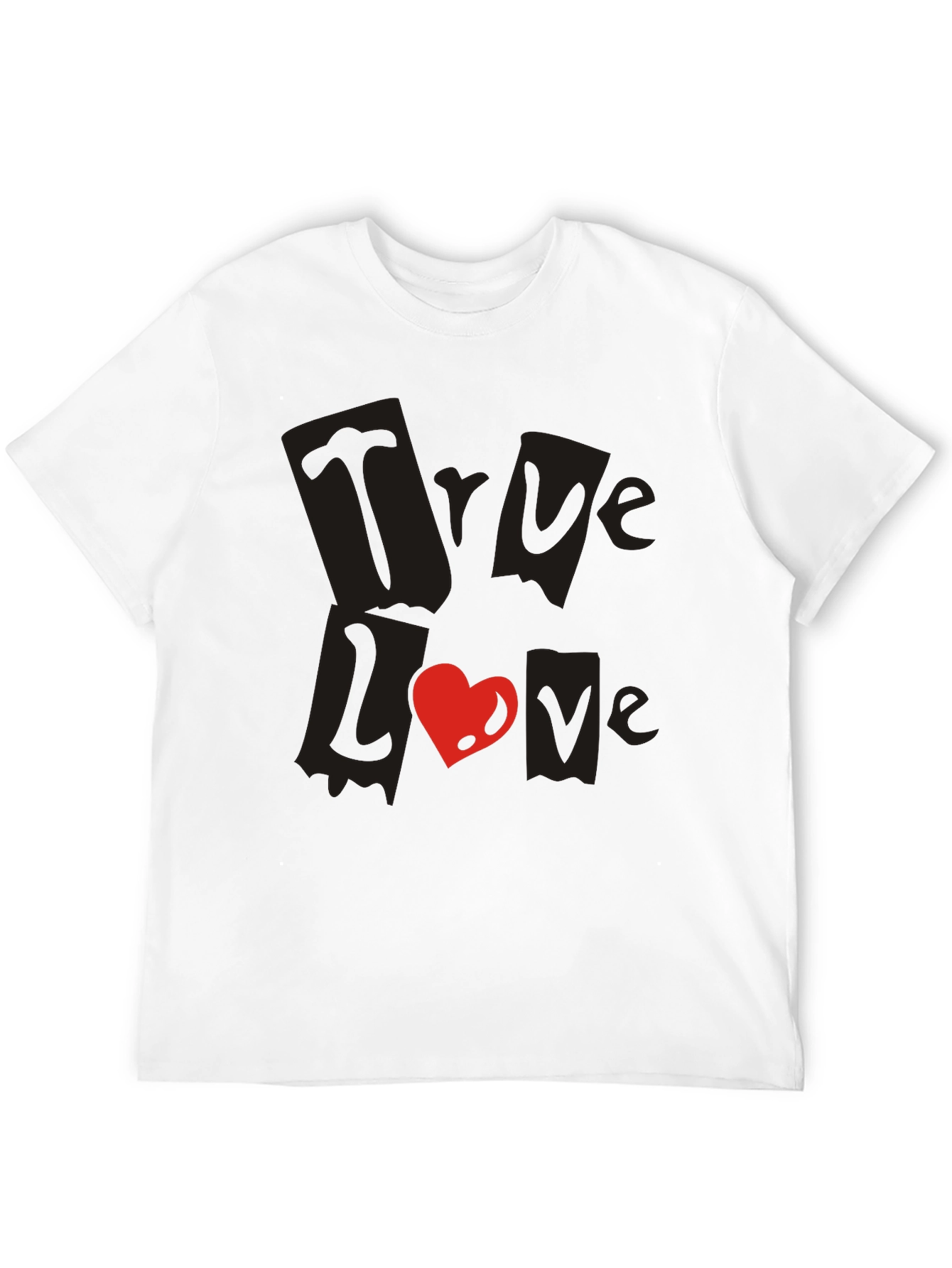 True Love Black Graphic Tee