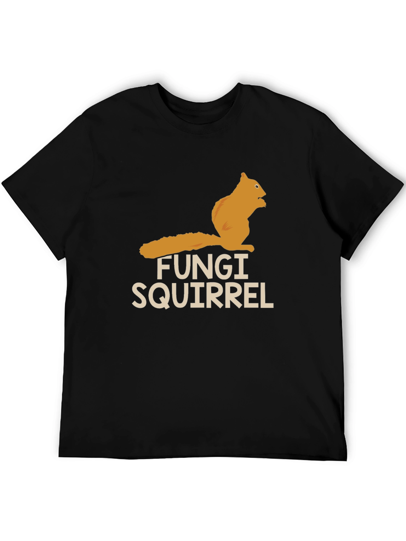 Fungi Squirrel Graphic Tee - Soft Cotton Blend