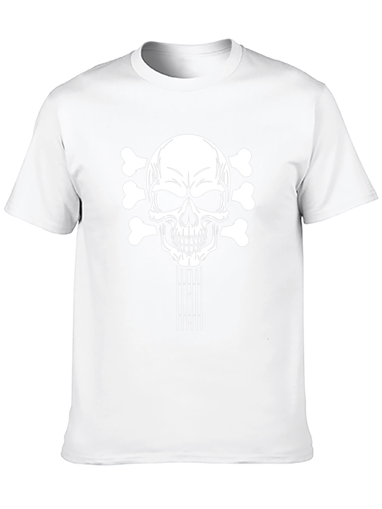 Skull Guitar Black T-Shirt