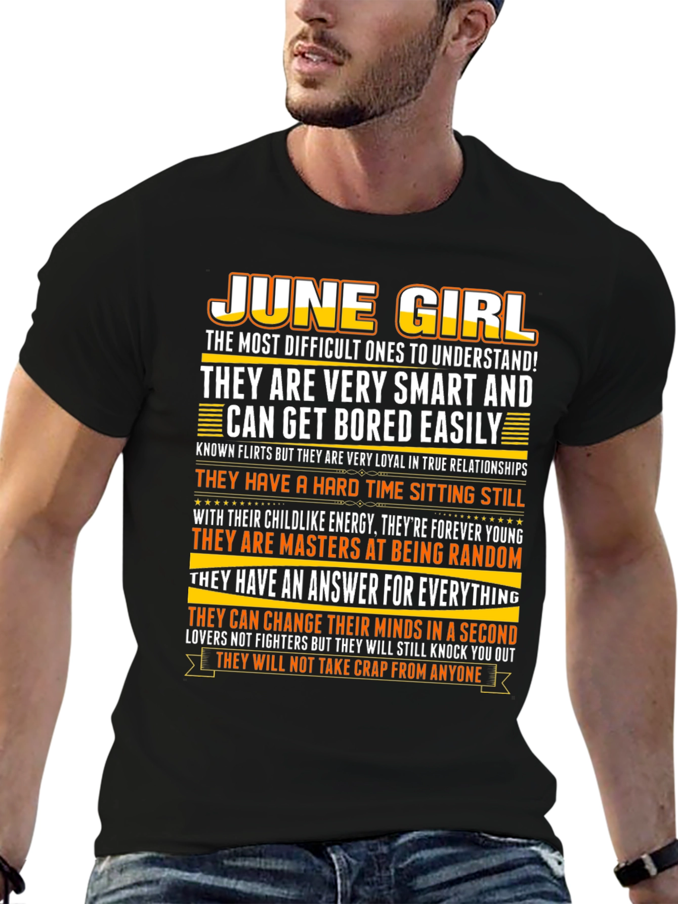 June Girl T-Shirt - Smart Loyal and Unique