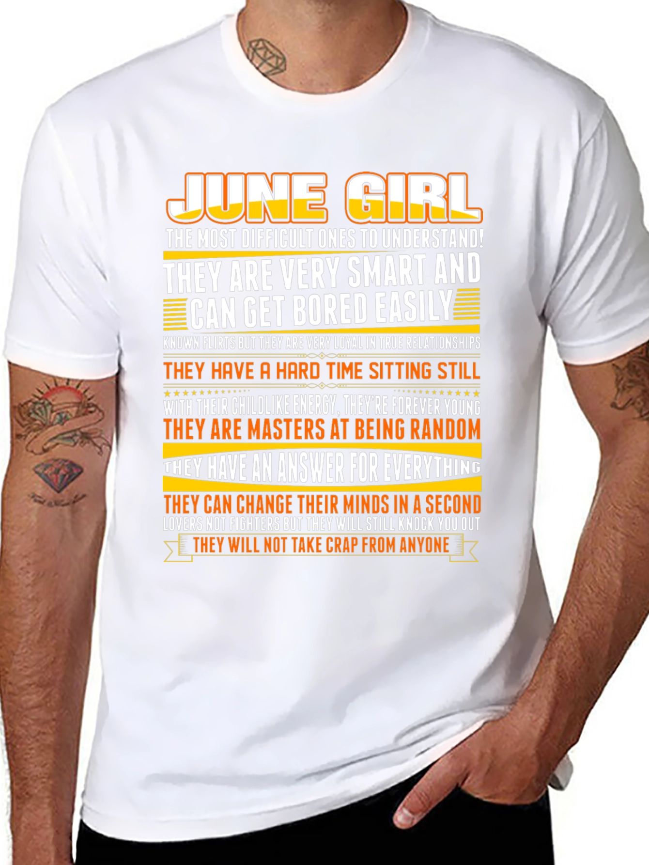 June Girl T-Shirt - Smart Loyal and Unique