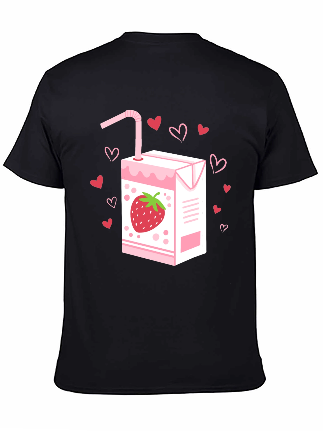 Strawberry Juice T-Shirt - Kawaii Cute Design