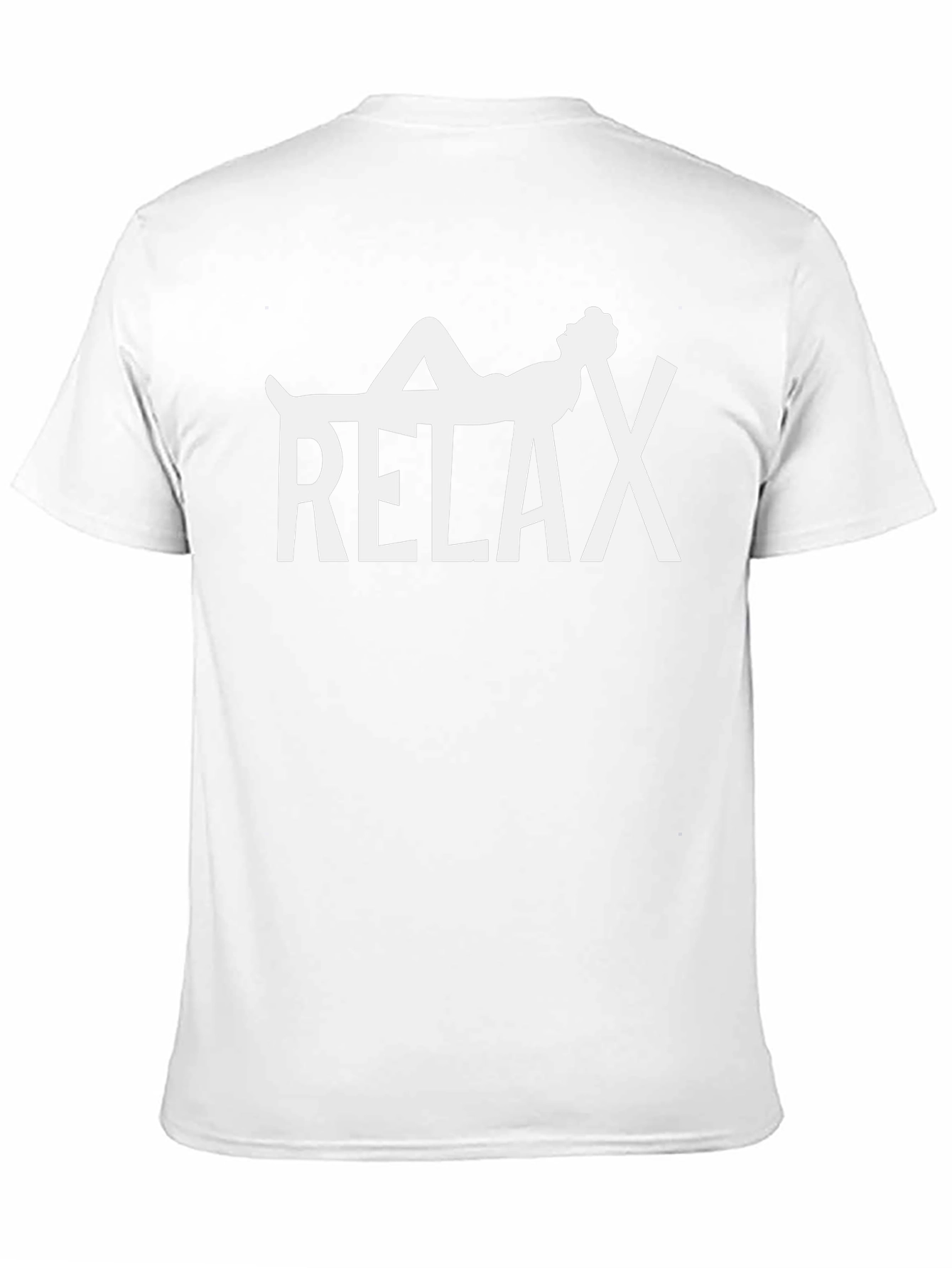 Relax Graphic Tee - Comfy Unisex Black T-Shirt