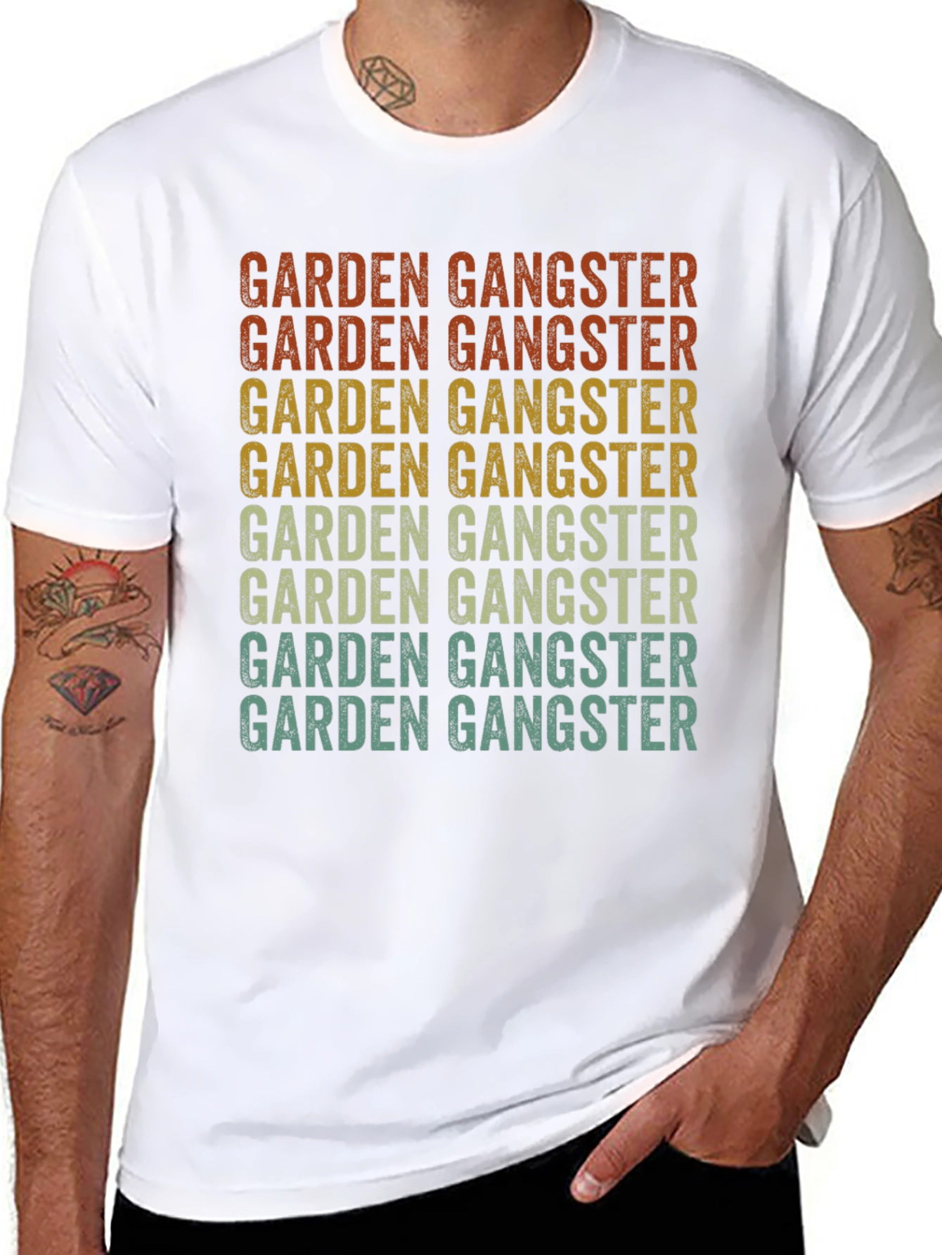 Garden Gangster Retro T-Shirt