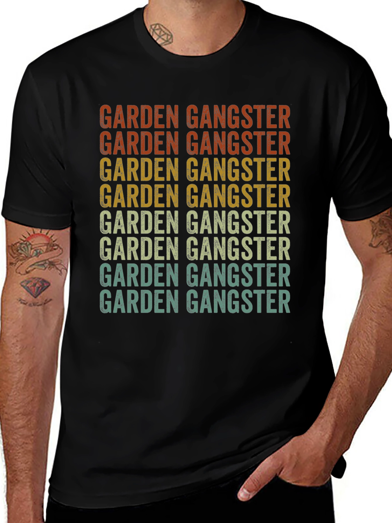 Garden Gangster Retro T-Shirt