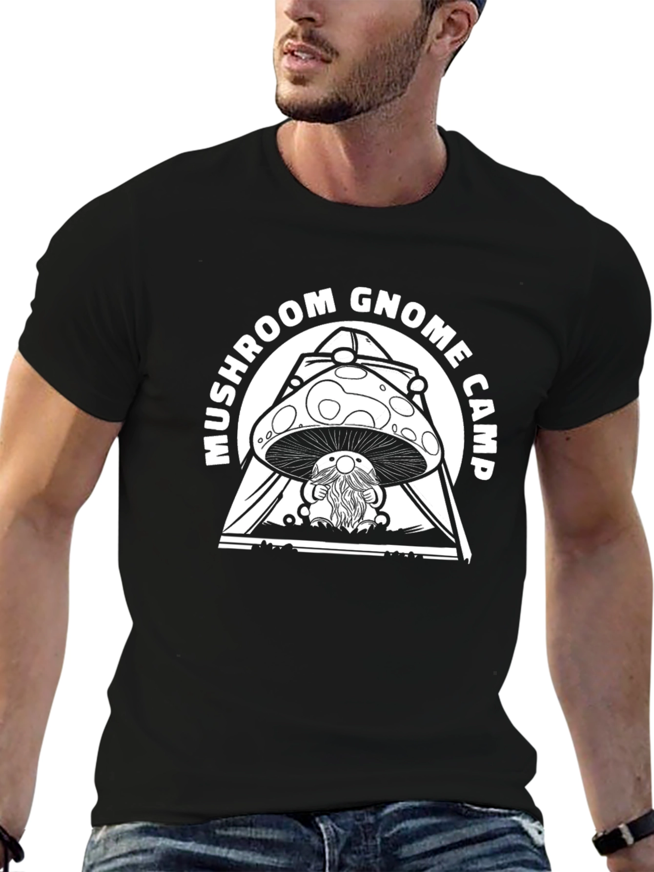 Mushroom Gnome Camp T-Shirt