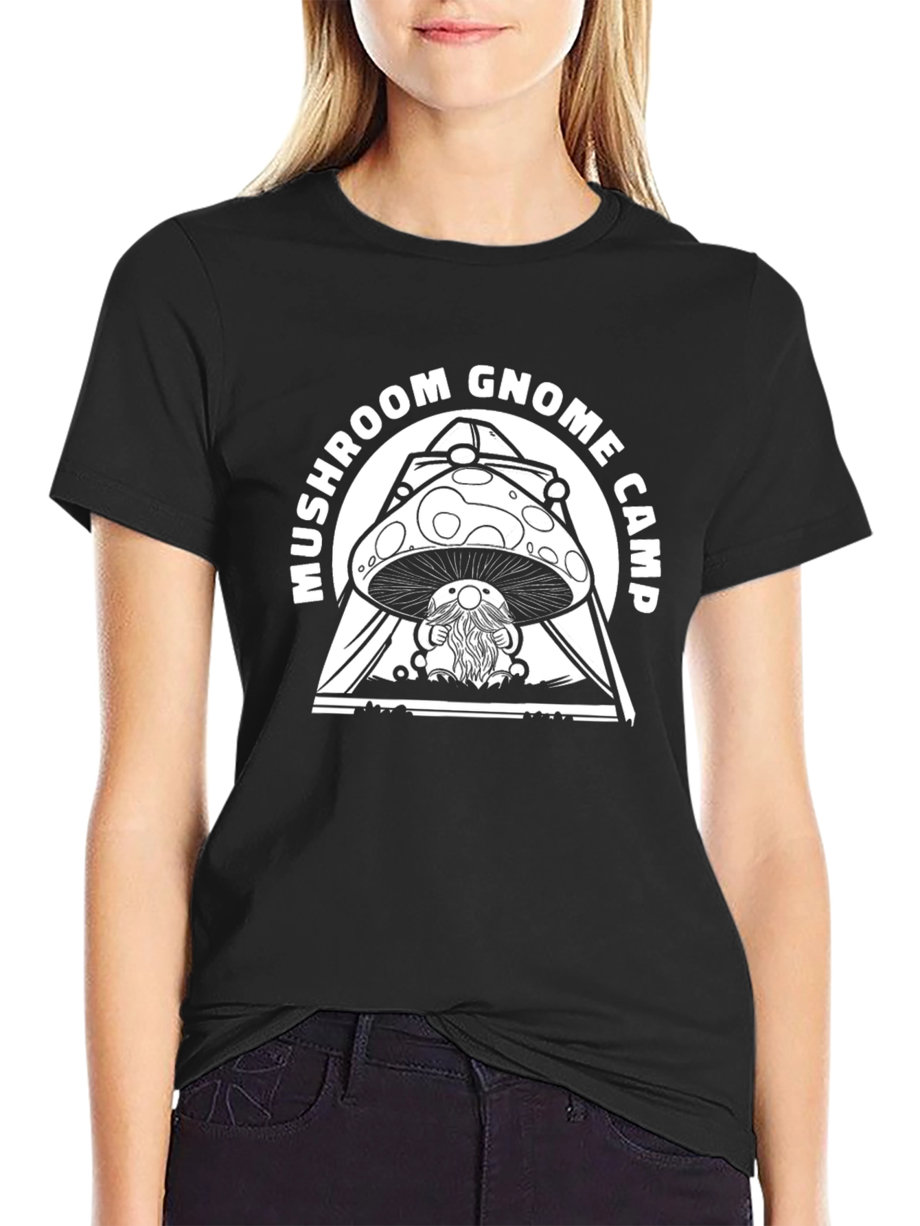 Mushroom Gnome Camp T-Shirt