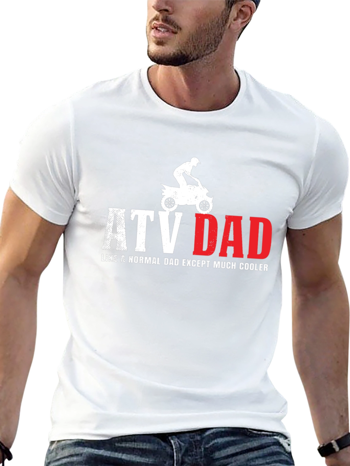 ATV Dad T-Shirt - Cool Dad Off-Road Tee