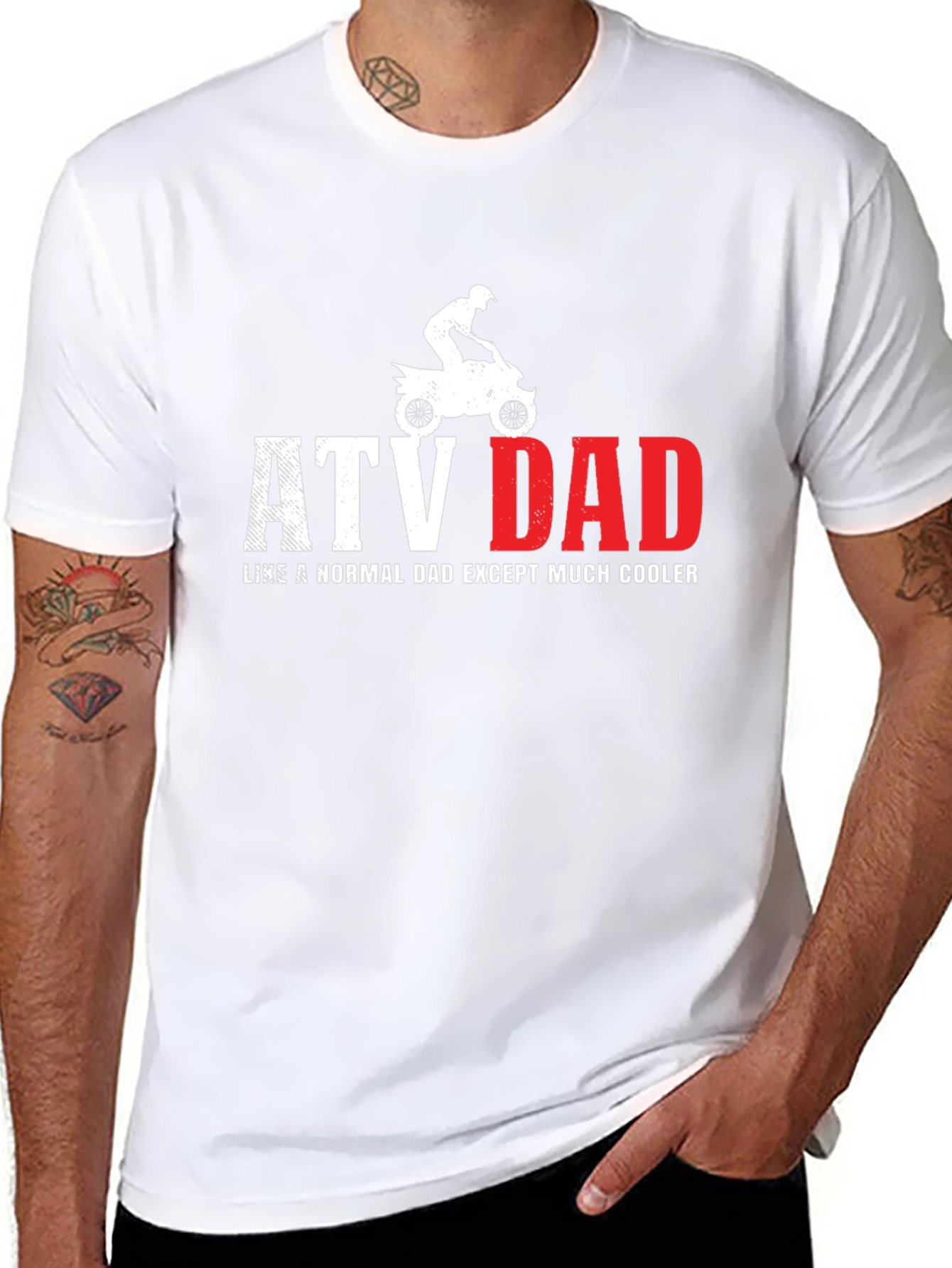 ATV Dad T-Shirt - Cool Dad Off-Road Tee