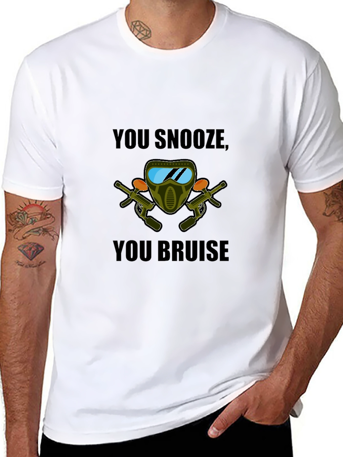 You Snooze You Bruise Paintball T-Shirt