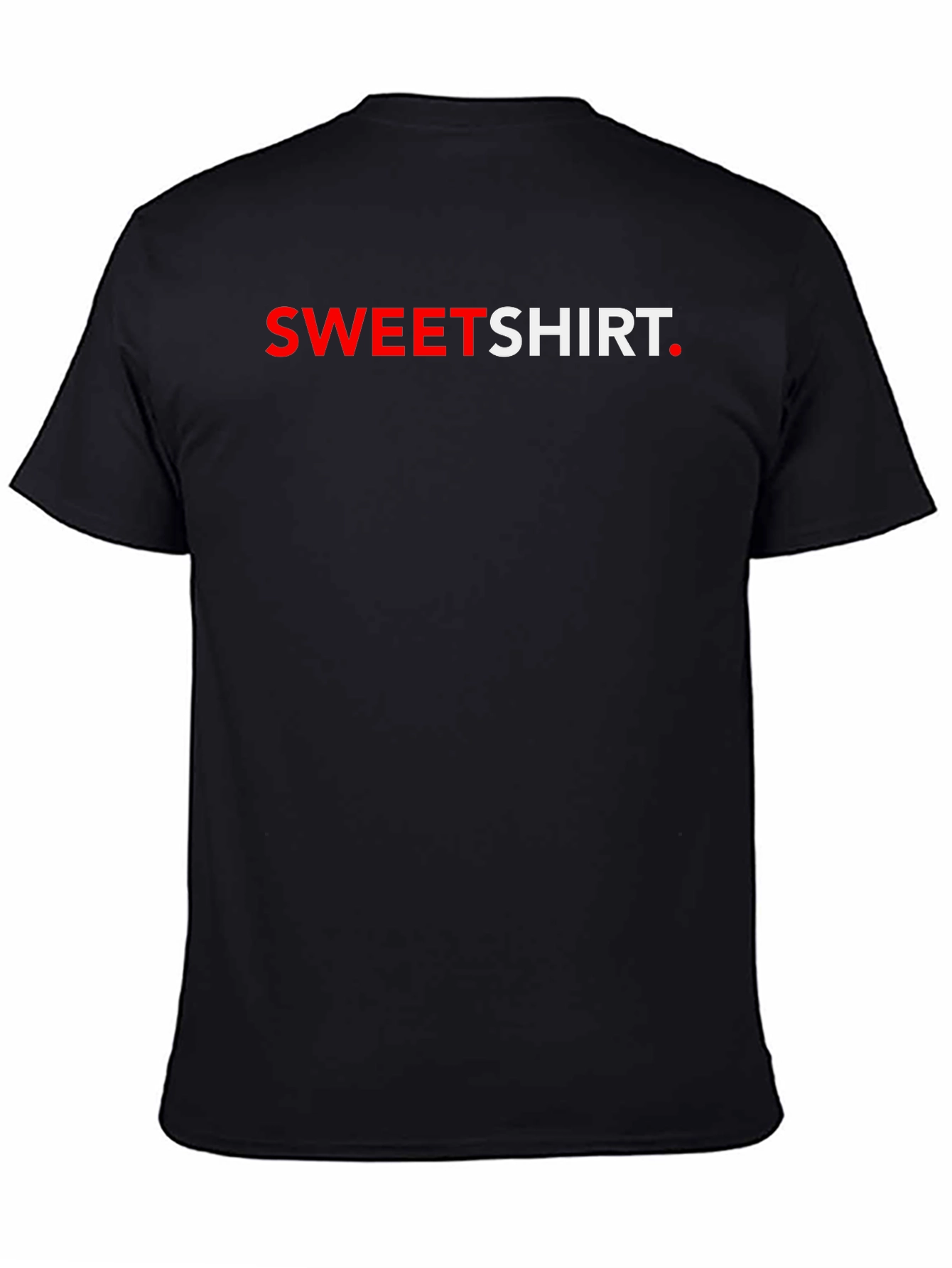 Sweetshirt Graphic Tee - Stylish Black T-Shirt