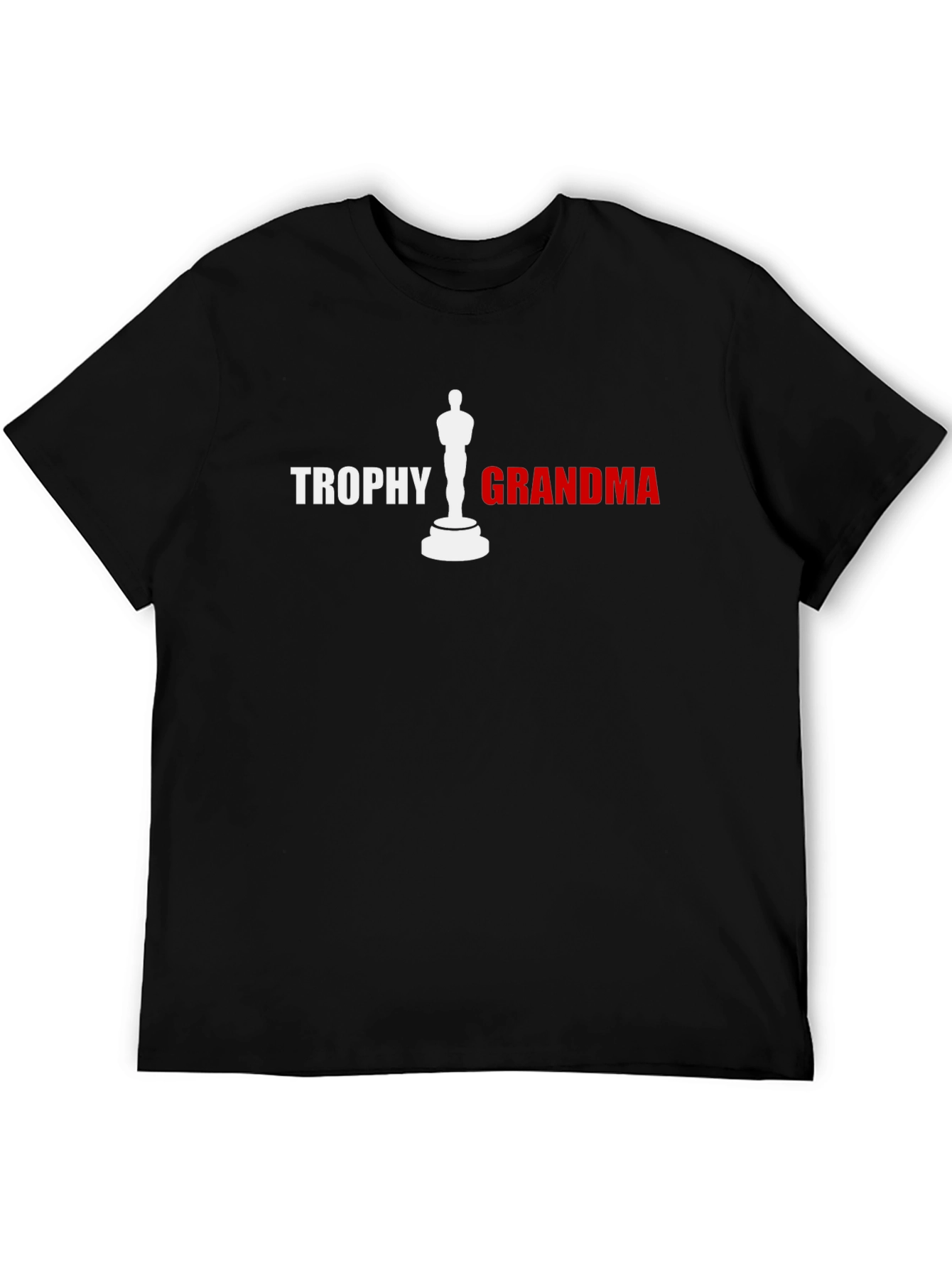 Trophy Grandma Graphic T-Shirt - Black Novelty Tee