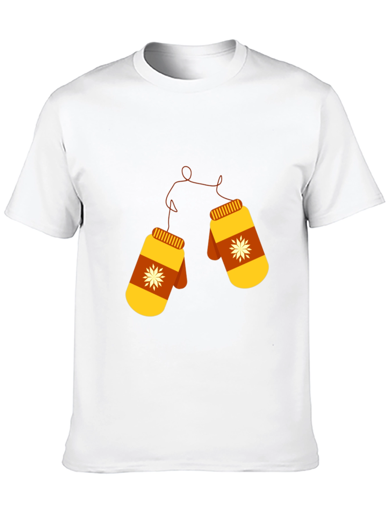 Winter Mittens Graphic Tee - Cozy Style