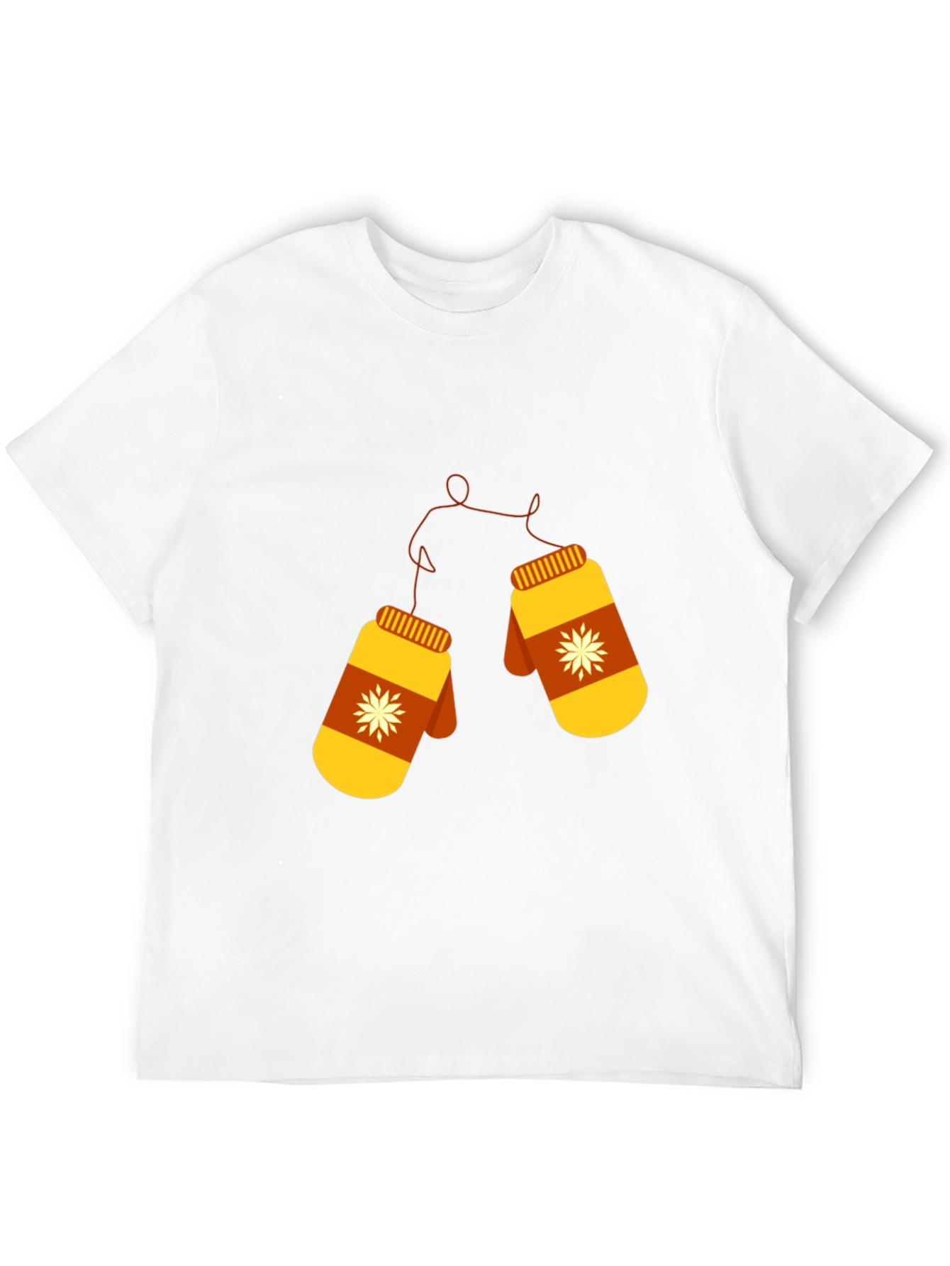 Winter Mittens Graphic Tee - Cozy Style