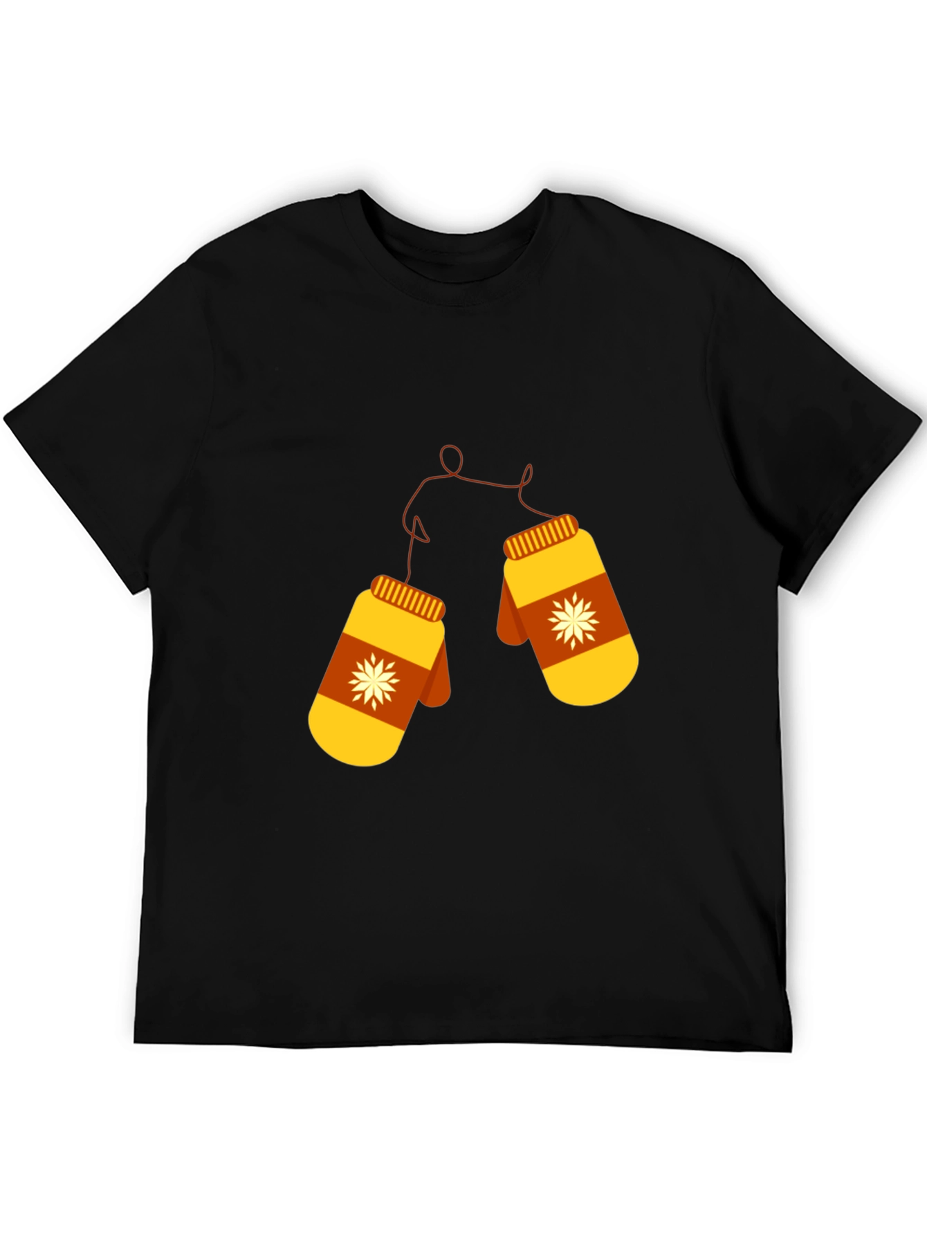 Winter Mittens Graphic Tee - Cozy Style