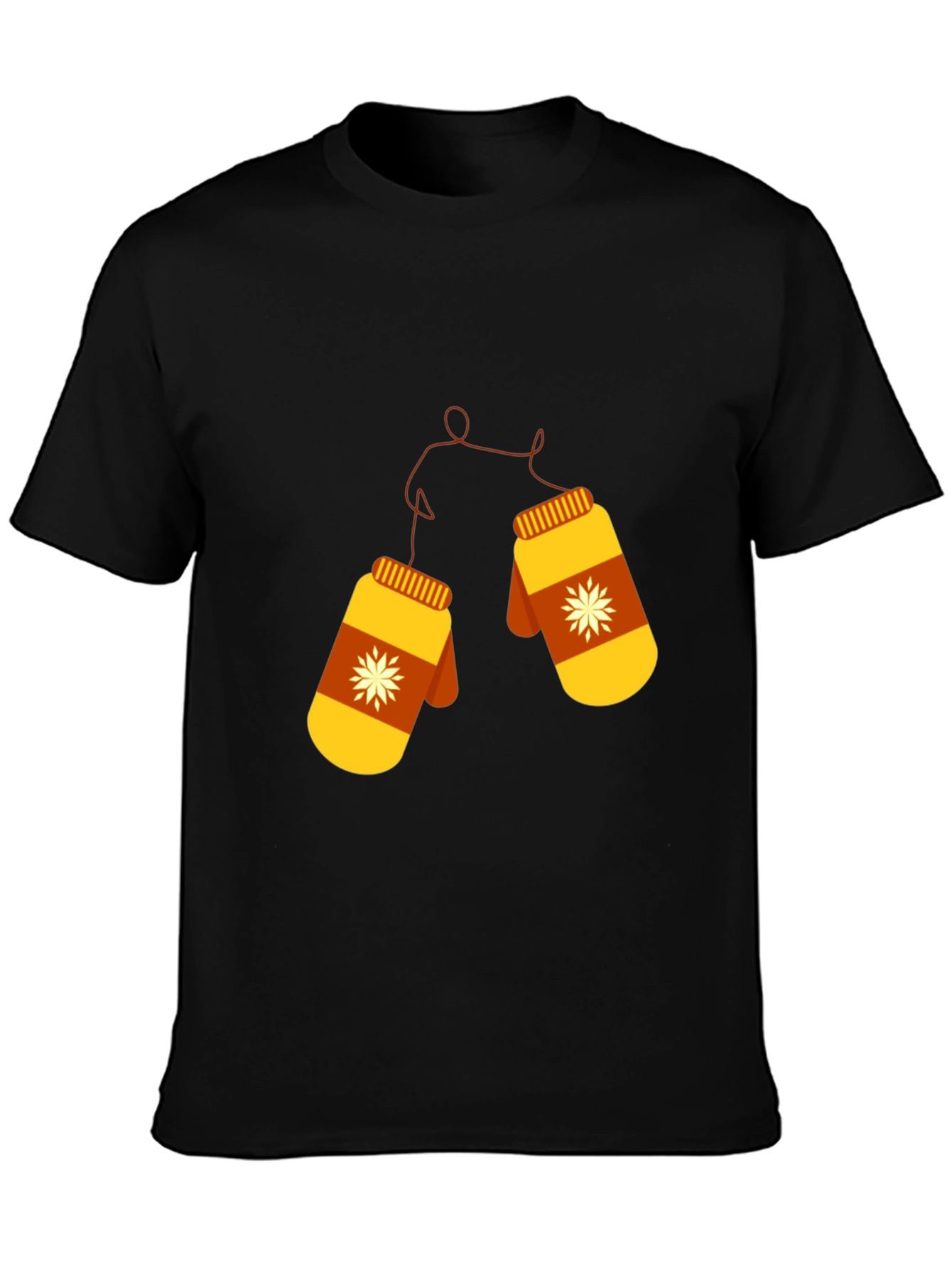 Winter Mittens Graphic Tee - Cozy Style