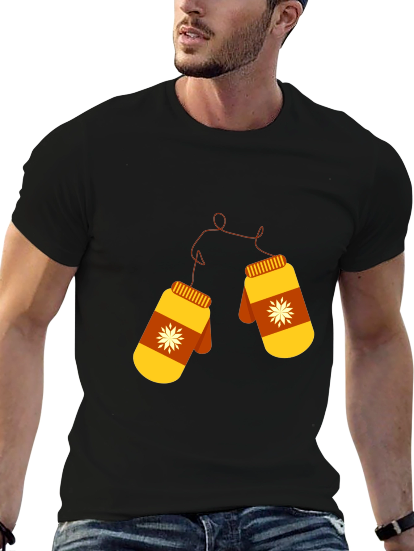 Winter Mittens Graphic Tee - Cozy Style