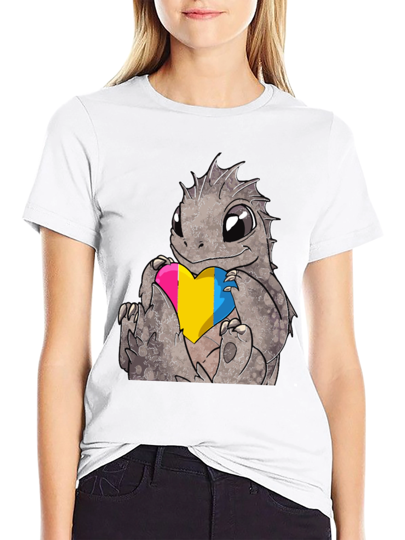 Pansexual Pride Dragon T-Shirt - Cute LGBTQ+ Tee