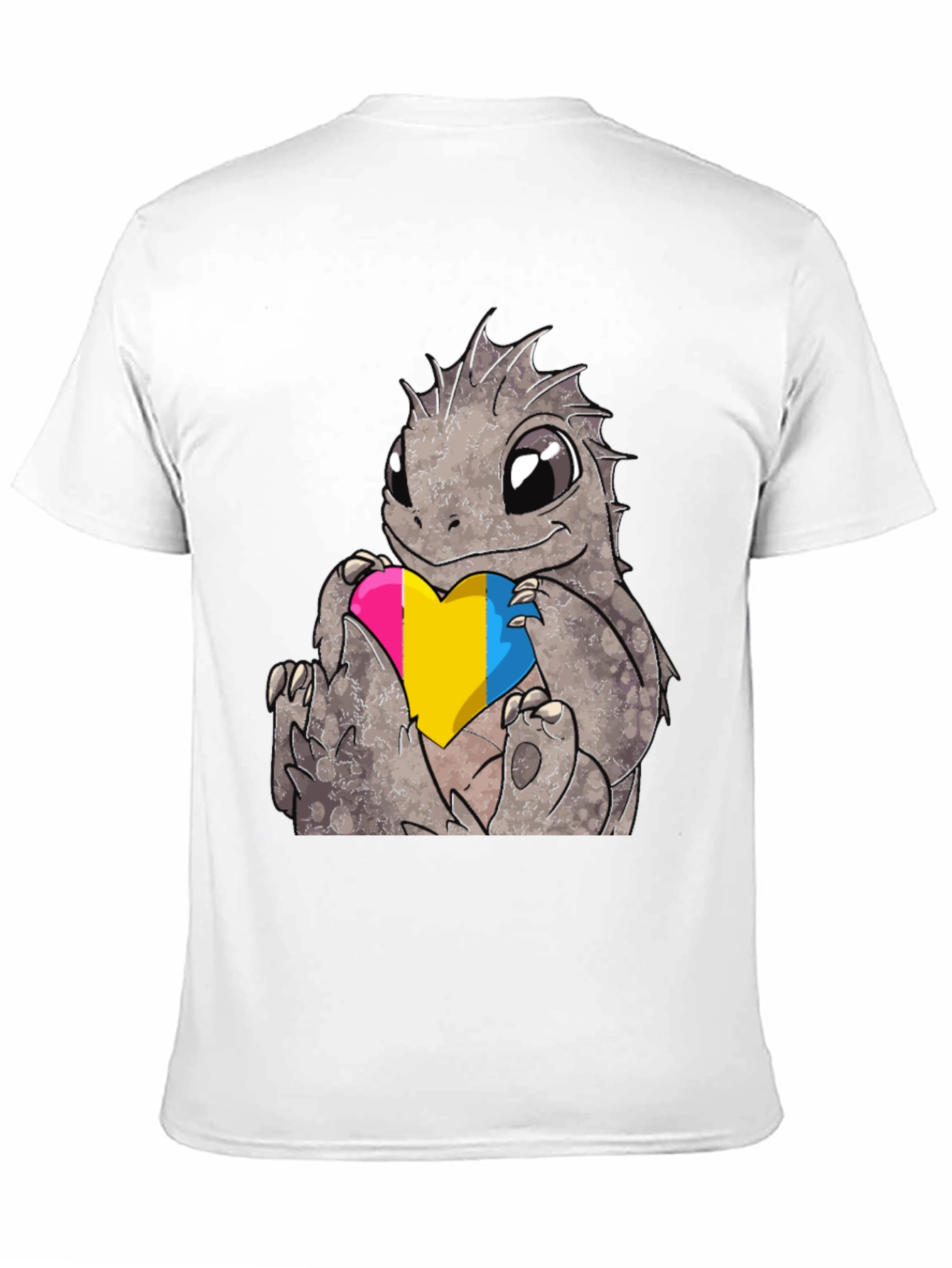Pansexual Pride Dragon T-Shirt - Cute LGBTQ+ Tee