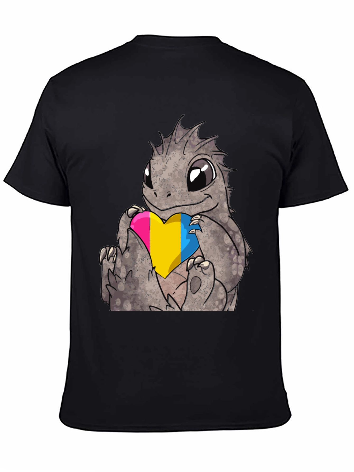 Pansexual Pride Dragon T-Shirt - Cute LGBTQ+ Tee